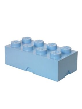 LEGO STORAGE BRICK 8 - LIGHT ROYAL BLUE
